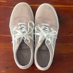 Vans Blush and White Casual Shoes